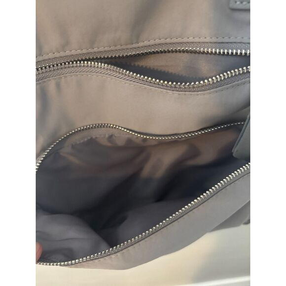 Wild Fable Gray Nylon Convertible Backpack Tote Everyday Bag Multi Pocket - Picture 4 of 8